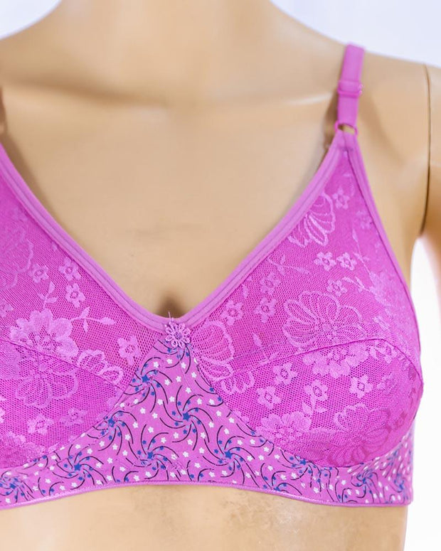Pack of 2 Madam Bra - K-8238 - Non Padded Bra - Non Wired Bra