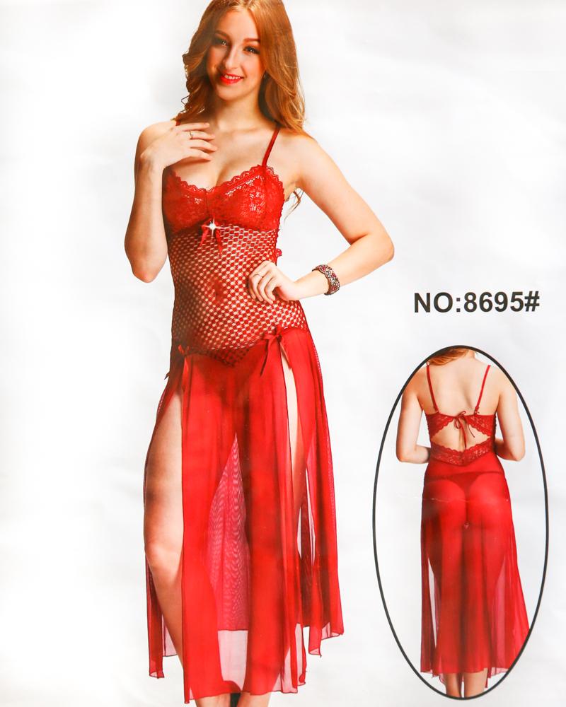 Bridal Sexy Short Lace Nighty - 1605