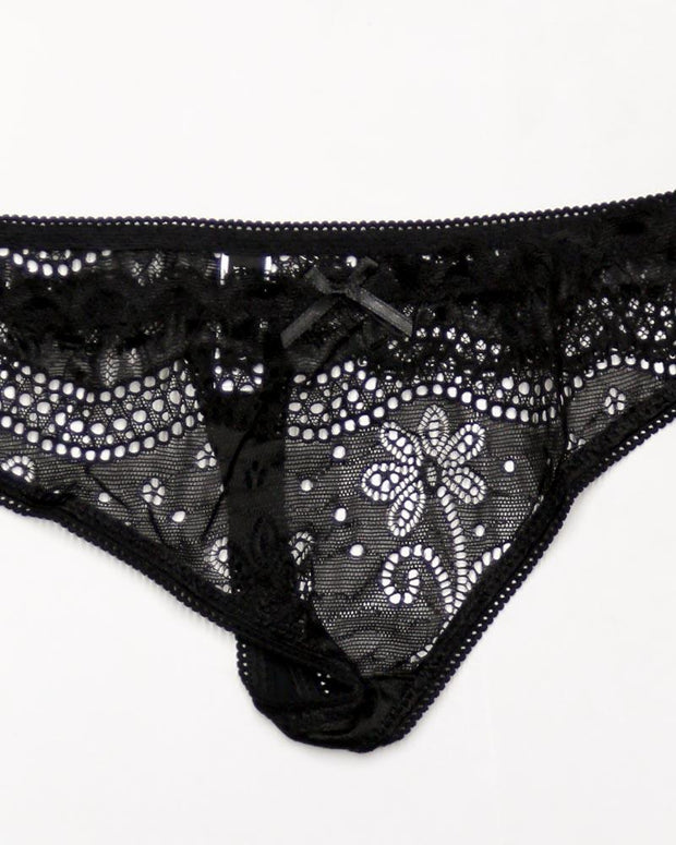 Pack of 3 Sexy Net Panty - Mix Colors & Designs