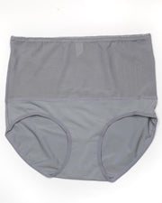 Pack of 2 High Waist Panty - SH-856 - Sisterhood - Black Skin Brown Grey