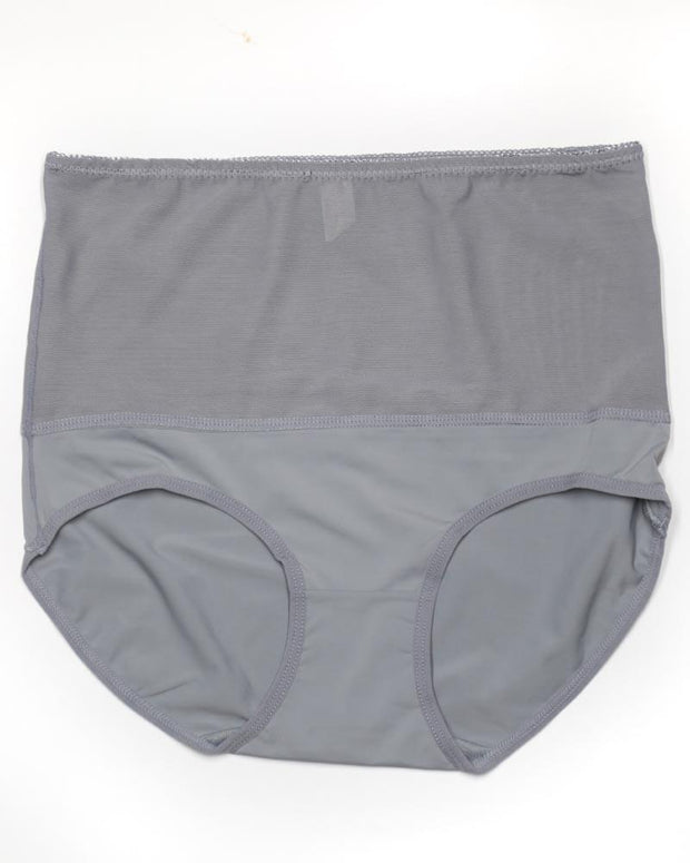 Pack of 2 High Waist Panty - SH-856 - Sisterhood - Black Skin Brown Grey