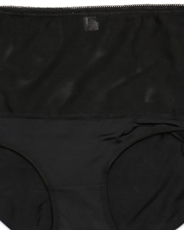 Pack of 2 High Waist Panty - SH-856 - Sisterhood - Black Skin Brown Grey