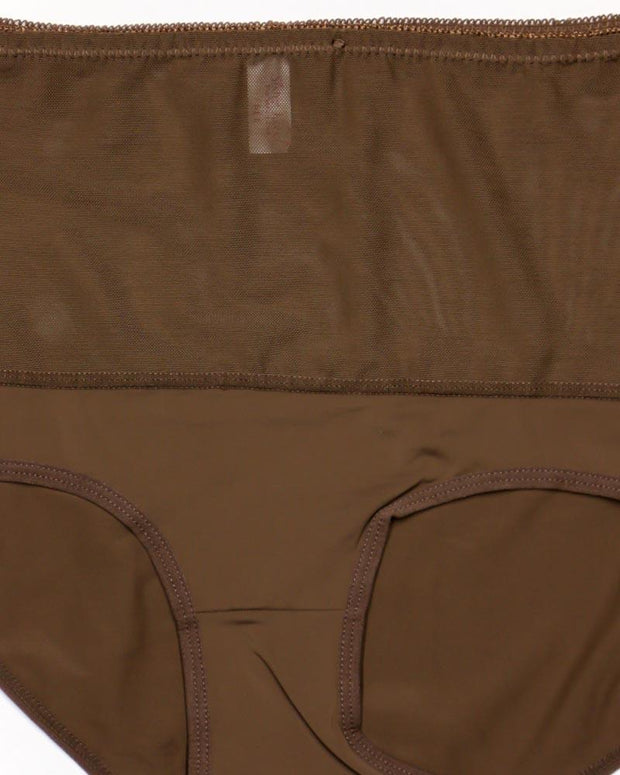 Pack of 2 High Waist Panty - SH-856 - Sisterhood - Black Skin Brown Grey