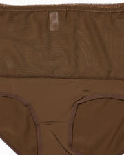 Pack of 2 High Waist Panty - SH-856 - Sisterhood - Black Skin Brown Grey