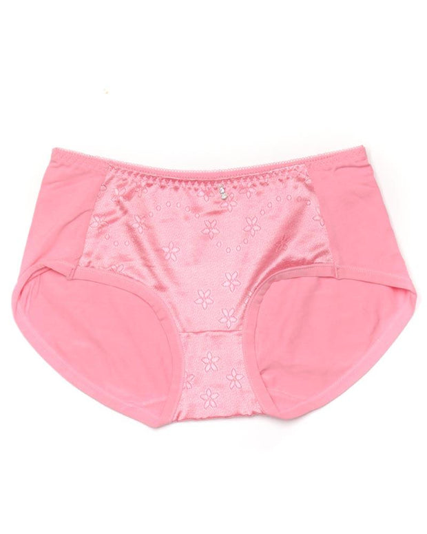 Pack of 3 Fancy Soft Cotton Panty - Mix Colors-KN335