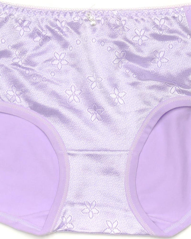 Pack of 3 Fancy Soft Cotton Panty - Mix Colors-KN335