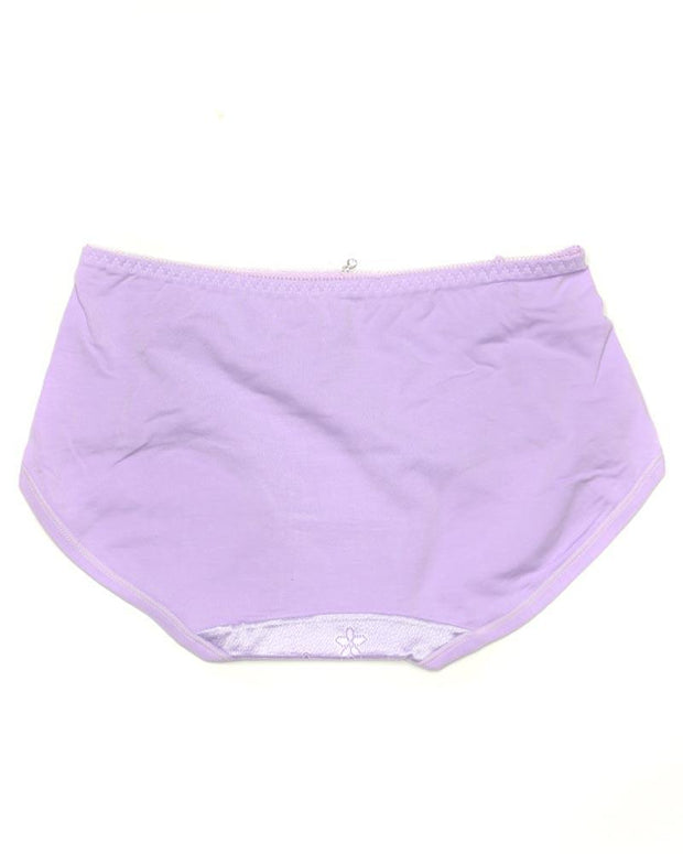 Pack of 3 Fancy Soft Cotton Panty - Mix Colors-KN335