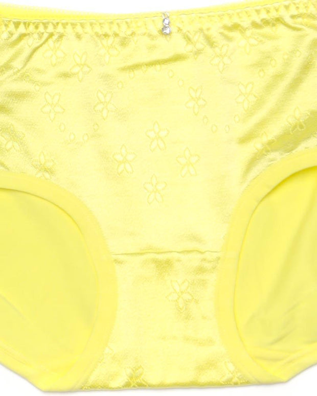 Pack of 3 Fancy Soft Cotton Panty - Mix Colors-KN335