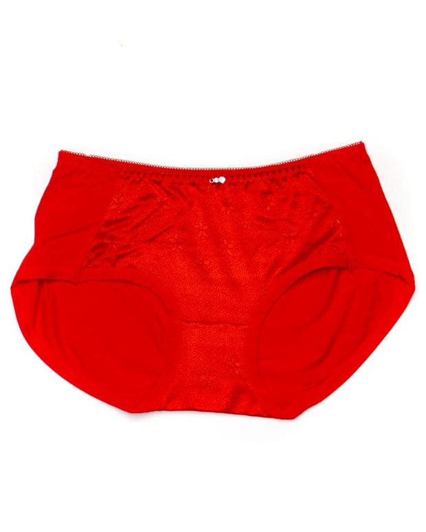 Pack of 3 Fancy Soft Cotton Panty - Mix Colors-KN335