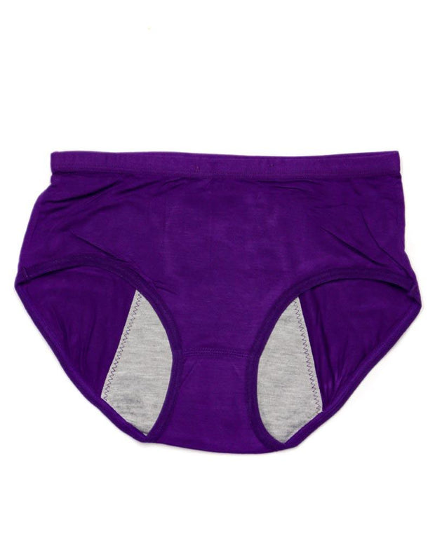 Pack Of 2 - Girls Briefs Cotton Periods Panty - Mix Colors