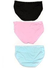 Pack of 3 Basic Soft Cotton Panty AN-336 - Mix Colors