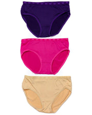 Pack of 3 Basic Soft Cotton Panty AN-336 - Mix Colors