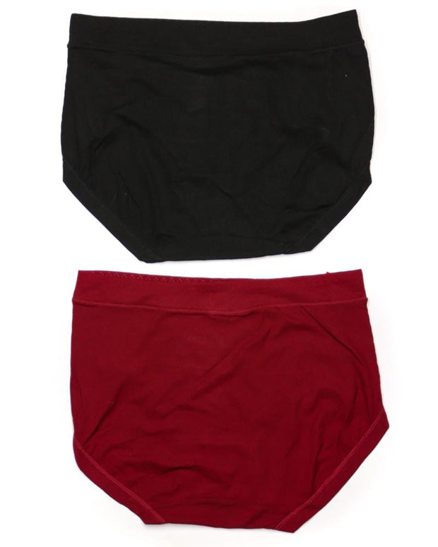 Pack of 2 Basic Soft Cotton Stretchable Panty FP-656 - Mix Colors
