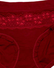 Pack of 3 Basic Soft Cotton Stretchable Panty FP-656 - Mix Colors