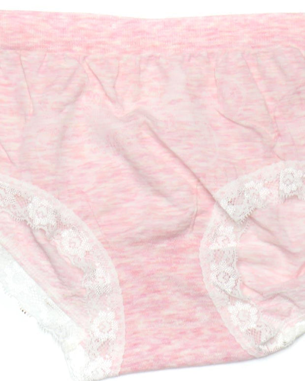 Pack of 2 Basic Soft Cotton Stretchable Lace Panty FP-657 - Mix Colors