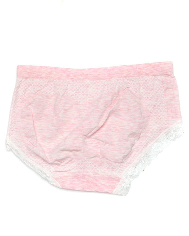 Pack of 2 Basic Soft Cotton Stretchable Lace Panty FP-657 - Mix Colors