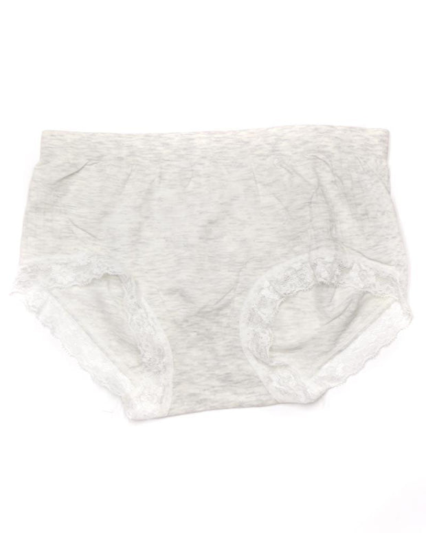 Pack of 3 Basic Soft Cotton Stretchable Lace Panty FP-657 - Mix Colors