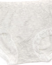Pack of 2 Basic Soft Cotton Stretchable Lace Panty FP-657 - Mix Colors
