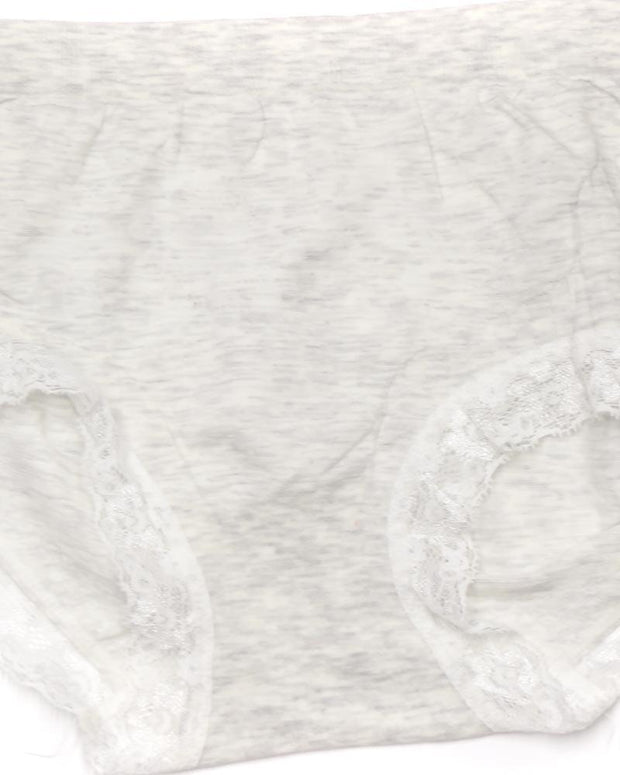 Pack of 2 Basic Soft Cotton Stretchable Lace Panty FP-657 - Mix Colors