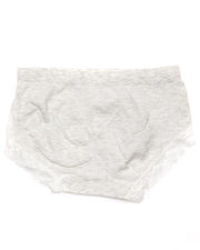 Pack of 2 Basic Soft Cotton Stretchable Lace Panty FP-657 - Mix Colors