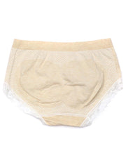 Pack of 2 Basic Soft Cotton Stretchable Lace Panty FP-657 - Mix Colors