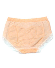 Pack of 2 Basic Soft Cotton Stretchable Lace Panty FP-657 - Mix Colors