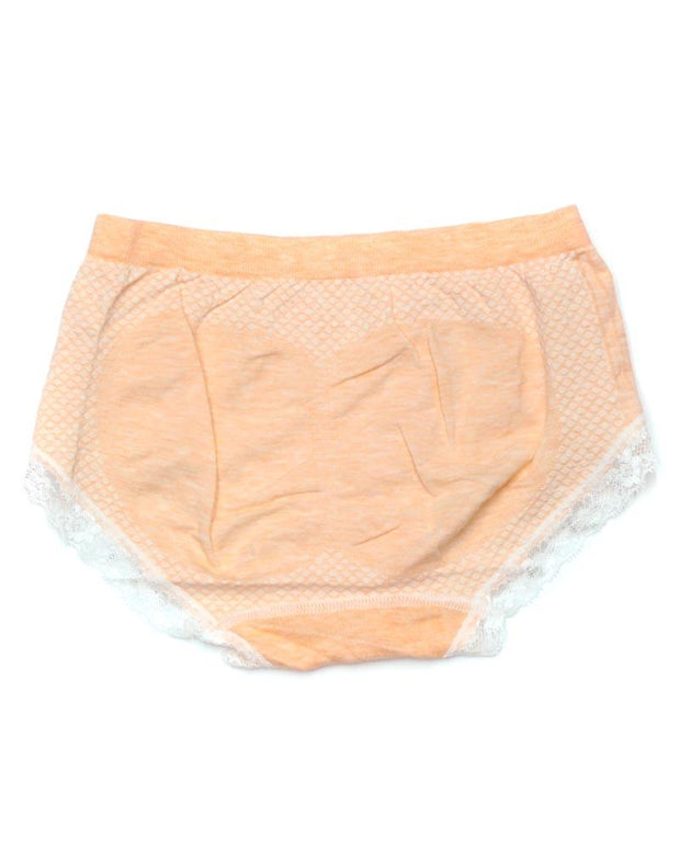 Pack of 2 Basic Soft Cotton Stretchable Lace Panty FP-657 - Mix Colors
