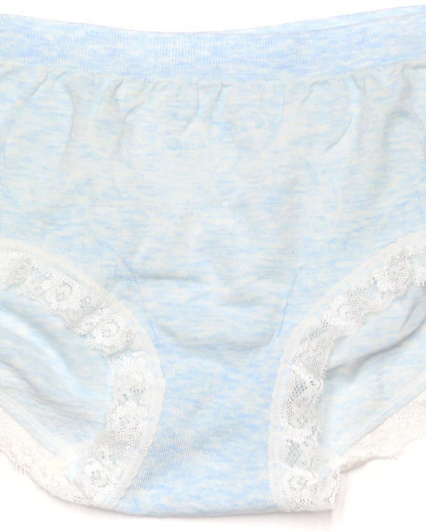 Pack of 2 Basic Soft Cotton Stretchable Lace Panty FP-657 - Mix Colors