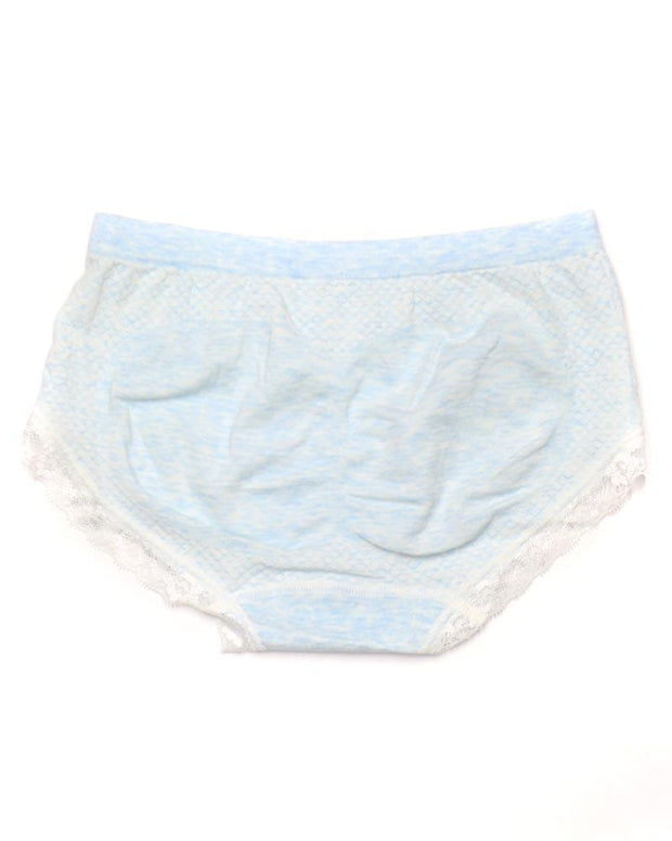Pack of 2 Basic Soft Cotton Stretchable Lace Panty FP-657 - Mix Colors