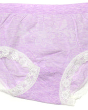 Pack of 2 Basic Soft Cotton Stretchable Lace Panty FP-657 - Mix Colors