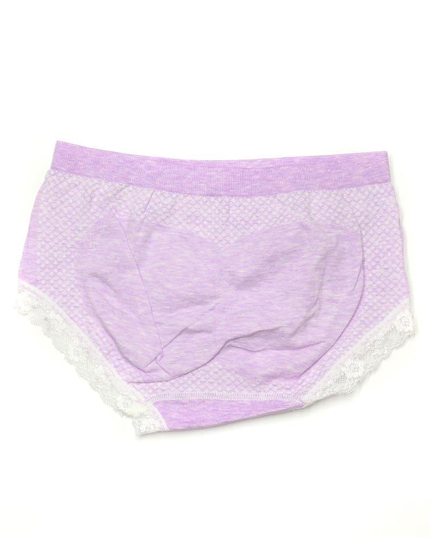 Pack of 2 Basic Soft Cotton Stretchable Lace Panty FP-657 - Mix Colors
