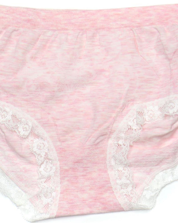 Pack of 2 Basic Soft Cotton Stretchable Lace Panty FP-657 - Mix Colors