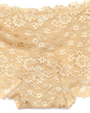 Pack of 2 Sexy Net Panty - FP-627- Peach Skin Purple