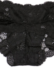 Pack of 2 Sexy Net Panty - SH-640 - Sisterhood - Black White Red Skin