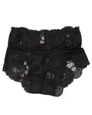 Pack of 2 Sexy Net Panty - SH-640 - Sisterhood - Black White Red Skin