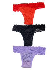 Pack of 3 Sexy Bridal Net Panty - YZF101