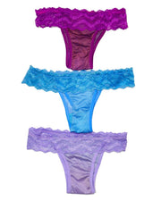 Pack of 3 Sexy Bridal Net Panty - YZF101