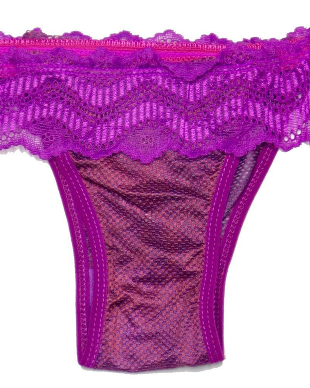 Pack of 3 Sexy Bridal Net Panty - YZF101