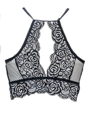 Black Sexy Lace Tube Top Bandeau 273 Crop Stretch Bra