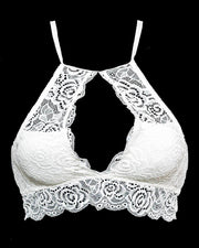 White Sexy Lace Tube Top Bandeau 273 Crop Stretch Bra