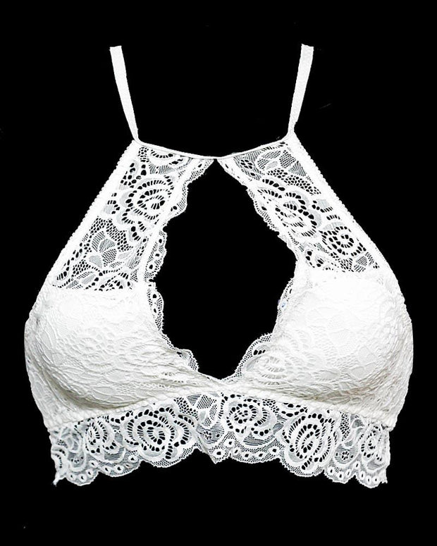 White Sexy Lace Tube Top Bandeau 273 Crop Stretch Bra