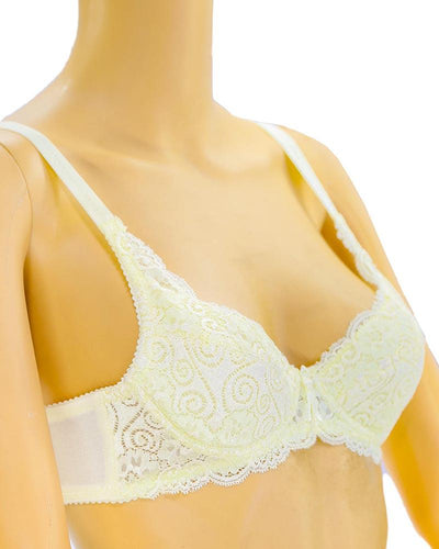 Bridal Embroidered Bra - Soft Padded Underwired Bra - Taiwan Bra - 40198