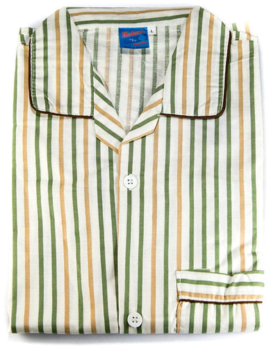 Maheen's Creation Nightdress For Men - Striped Design Nightwear