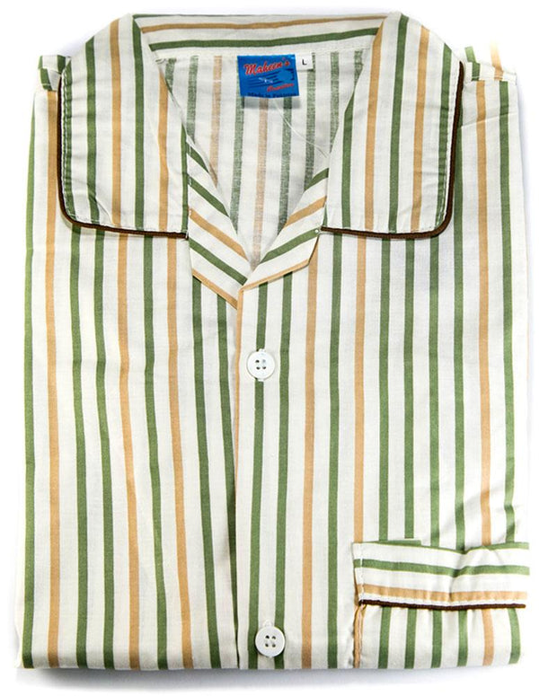 Maheen's Creation Nightdress For Men - Striped Design Nightwear