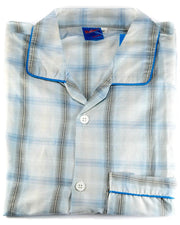 Maheen's Creation Nightdress For Men - Check Design Nightwear