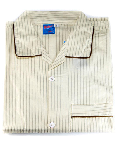 Maheen's Creation Nightdress For Men - Striped Design Nightwear