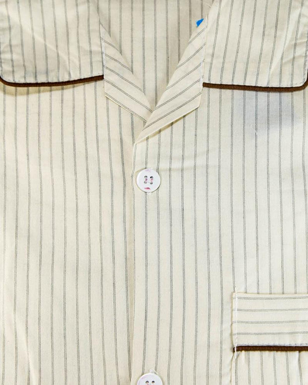 Maheen's Creation Nightdress For Men - Striped Design Nightwear