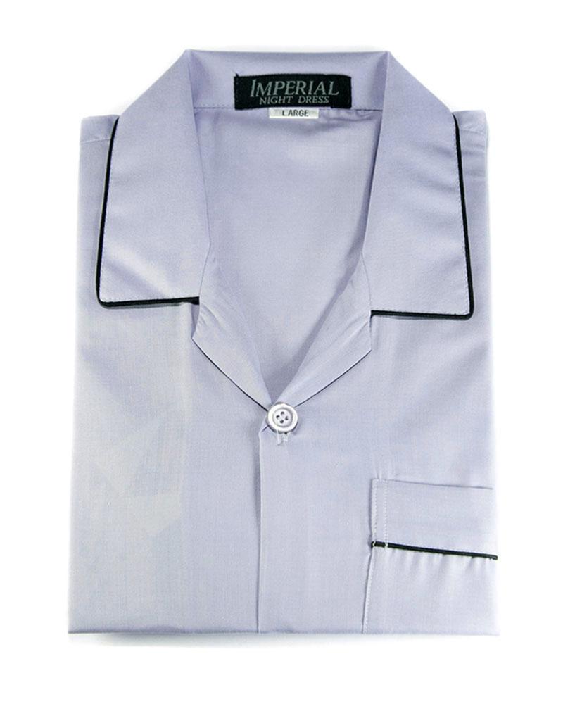 Mens Wedding Nightwear Plain Design Nightdress By Hy Brow Plus
