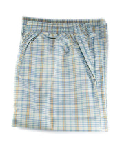 Mens Wedding Nightwear - Checkered Design Nightdress By Hy-Brow Plus High Classic