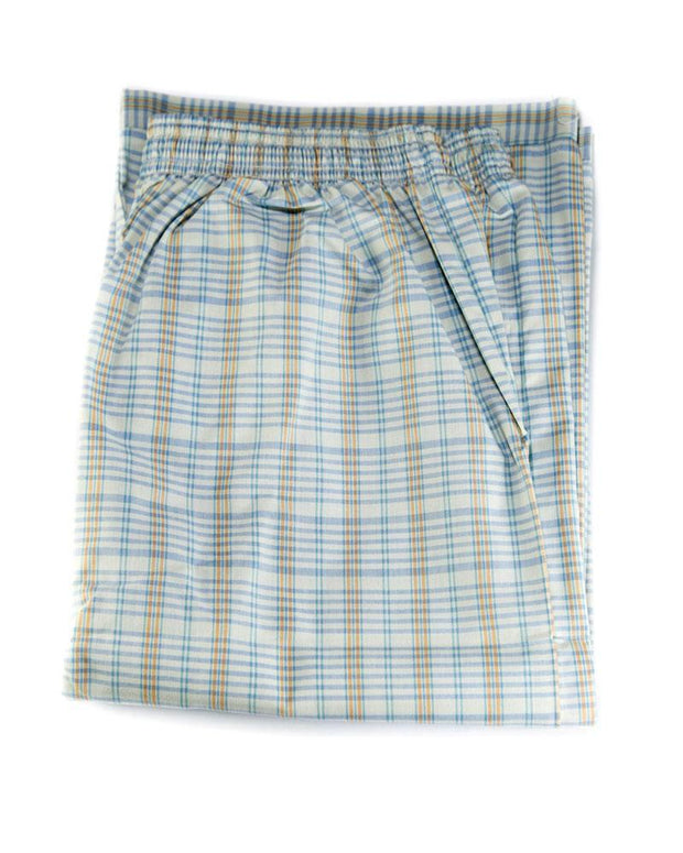 Mens Wedding Nightwear - Checkered Design Nightdress By Hy-Brow Plus High Classic